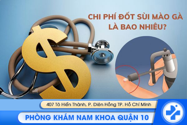 chi phí đốt sùi mào gà