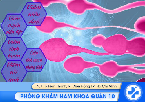 Các bệnh lý có thể dẫn đến tinh trùng có màu hồng